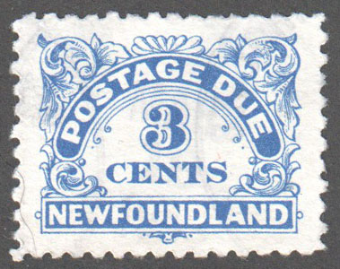 Newfoundland Scott J3 Used VF (P10.1) - Click Image to Close
